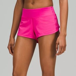 Lululemon Hot Pink Speed Up Shorts
